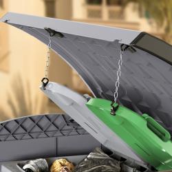 DURAMAX 86633 Plastový úložný box StoreAway ARC145 x 125 x 82,5 cm, 1200 l - šedý