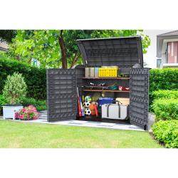 DURAMAX 86633 Plastový úložný box StoreAway ARC145 x 125 x 82,5 cm, 1200 l - šedý