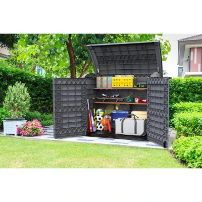 DURAMAX 86633 Plastový úložný box StoreAway ARC145 x 125 x 82,5 cm, 1200 l - šedý