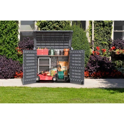 DURAMAX 86633 Plastový úložný box StoreAway ARC145 x 125 x 82,5 cm, 1200 l - šedý