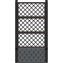 DURAMAX IDMFPGB006CG Nadzemní záhon 55 x 55 cm s treláží, antracit