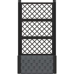 DURAMAX IDMFPGB006CG Nadzemní záhon 55 x 55 cm s treláží, antracit