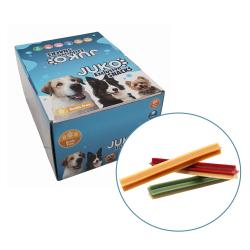 Dvoubarevná tyč hvězda 26 cm JUKO Snacks 2 kg (cca 34 ks) Dvoubarevná tyč hvězda 26 cm JUKO Snacks 2 kg (cca 34 ks)