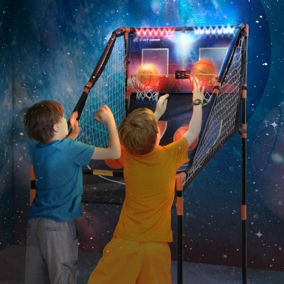 E-Jet Games Double Shot Basketball Arcade basketbalový kôš s počítadlom