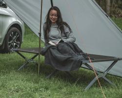 Easy Camp fleecová deka Heather Fleece Blanket grey