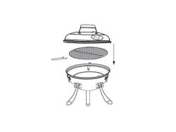 Easy Camp gril Adventure Grill orange