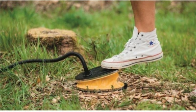 Easy Camp Bellows Foot Pump černo-žlutá 3l nožní pumpa