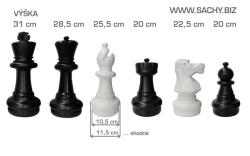 ECI Šachové figurky zahradní 31cm deLuxe (AKČNÍ CENA)