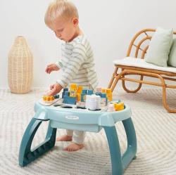 Ecoiffier Abrick baby stoleček herní set s kostičkami stavebnice 22 dílků