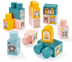 Ecoiffier Abrick baby vláček se zvířátky herní set s kostkami 30ks plast