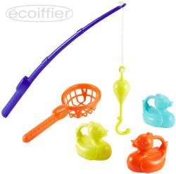 Ecoiffier Baby hra dětský rybolov set 3 kachničky s rybářským prutem a podběrákem Ecoiffier Baby hra dětský rybolov set 3 kachničky s rybářským prutem a podběrákem