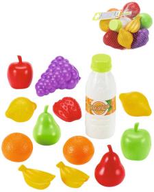 Ecoiffier Baby ovoce a zelenina v síťce makety potravin set 13ks plast Ecoiffier Baby ovoce a zelenina v síťce makety potravin set 13ks plast