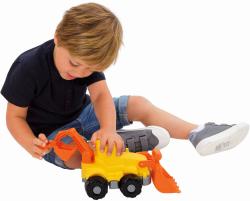 Ecoiffier Rypadlo baby funkční nakladač bagr 2 lžíce na písek