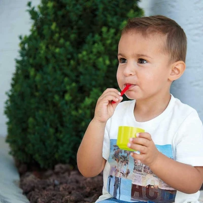 Ecoiffier Sada baby dětské nádobí + odkapávač 42ks plast v krabici