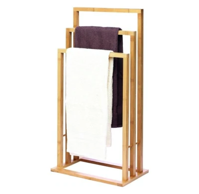 Edco Držák na ručníky bambus 42x24x81,5cm