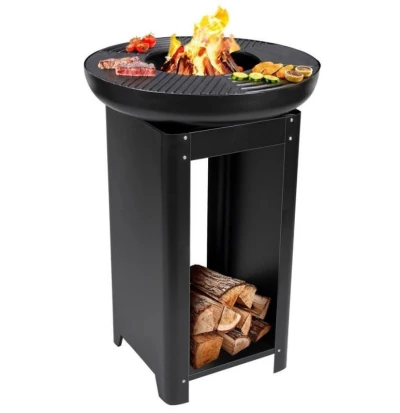 Edco Přenosné zahradní ohniště s grilem a stojanem TEPPANYAKI Edco Přenosné zahradní ohniště s grilem a stojanem TEPPANYAKI