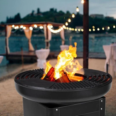 Edco Prenosné záhradné ohnisko s grilom a stojanom TEPPANYAKI