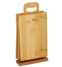 Edco Prkénko na krájení a stojan sada 7 ks bambus Edco Prkénko na krájení a stojan sada 7 ks bambus