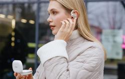 Edifier Bezdrátová sluchátka Comfo Flex s otevřeným uchem (bílá)