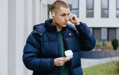 Edifier Bezdrátová sluchátka Comfo Flex s otevřeným uchem (bílá)