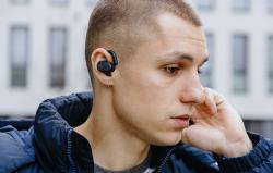 Edifier Bezdrôtové slúchadlá Comfo Flex s otvoreným uchom (čierna)