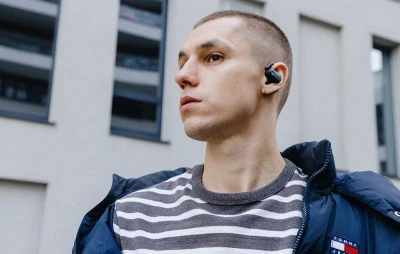 Edifier Bezdrátová sluchátka Comfo Flex s otevřeným uchem (černá)