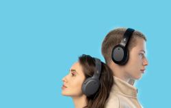 Edifier Bezdrátová sluchátka W820NB, ANC (černá)