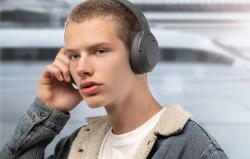 Edifier Bezdrátová sluchátka W820NB, ANC (šedá)