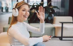 Edifier Bezdrátová sluchátka WH950NB, ANC (slonová kost)