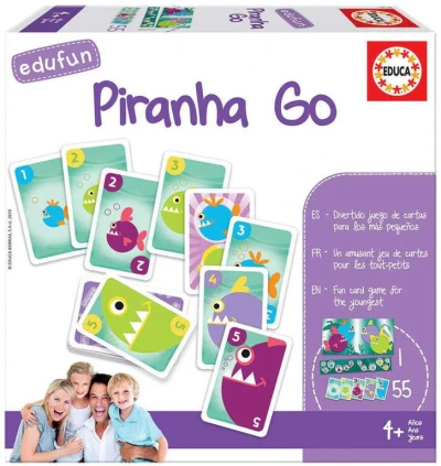EDUCA Hra karetní Piraně (společenská hra)