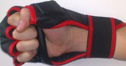 Effea Rukavice Kung-fu PU597 velikost L červeno/černé