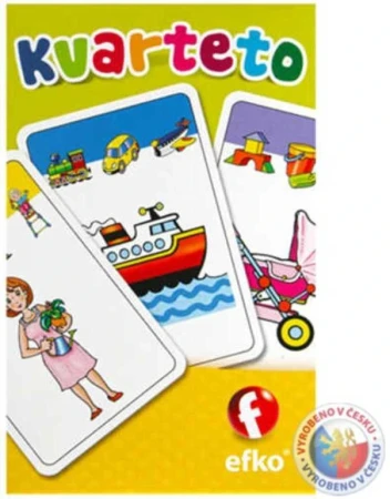 Efko BABY Kvarteto dětská karetní hra Efko BABY Kvarteto dětská karetní hra