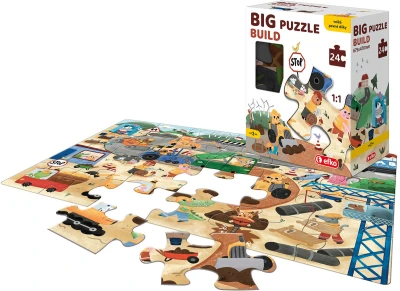 Efko Baby Puzzle BIG Build 68x47cm velké dílky skládačka 24 dílků