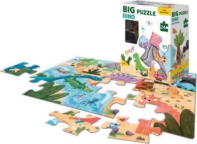 Efko Baby Puzzle BIG Dino 68x47cm velké dílky skládačka 24 dílků