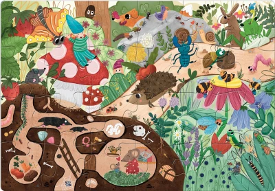 Efko Baby Puzzle BIG Nature 68x47cm velké dílky skládačka 24 dílků