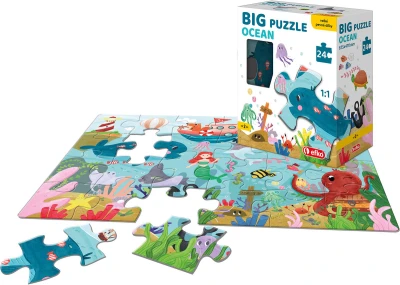 Efko Baby Puzzle BIG Ocean 68x47cm velké dílky skládačka 24 dílků