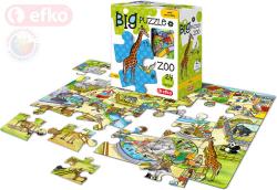 Efko Baby Puzzle BIG V ZOO velké dílky skládačka set 24 dílků 68x47cm v krabici