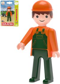 Efko IGRÁČEK MultiGO Traktorista figurka kloubová na kartě