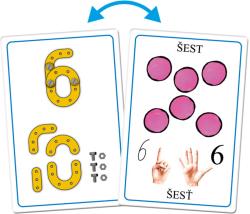 Efko Hra Abeceda a čísla Vzdělávací soubor her (společenská hra)