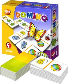Efko Hra baby Domino 28 kartiček (společenská hra) Efko Hra baby Domino 28 kartiček (společenská hra)