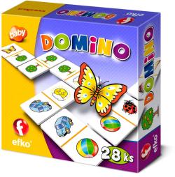 Efko Hra baby Domino 28 kartiček (společenská hra)