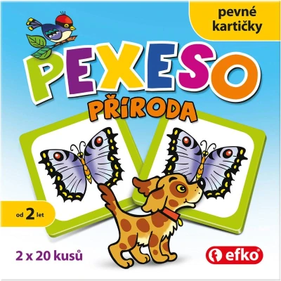 Efko Hra baby pexeso Příroda dopravní prostředky (společenská hra)