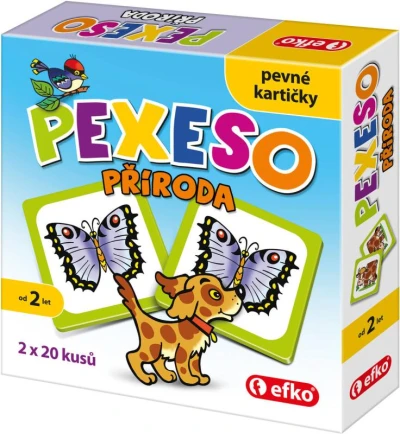 Efko Hra baby pexeso Příroda dopravní prostředky (společenská hra)