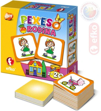 Efko Hra baby pexeso Rodina (společenská hra)