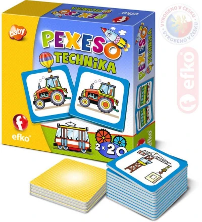 Efko Hra baby pexeso Technika dopravní prostředky (společenská hra)