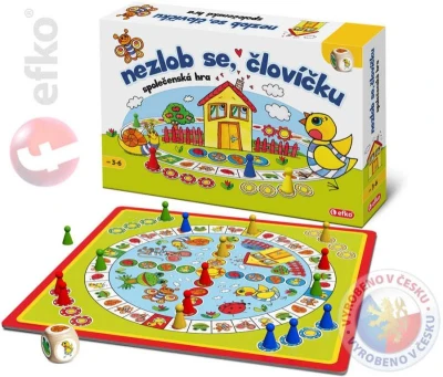 Efko Hra ČLOVEČE, NEZLOB SA (spoločenská hra) Efko Hra ČLOVEČE, NEZLOB SA (spoločenská hra)