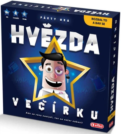 Efko HRA Hvězda večírku pro dospělé (společenská hra)