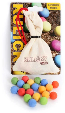 Efko Hra Kuličky nerozbitné plastové set 20ks mix barev v pytlíku Efko Hra Kuličky nerozbitné plastové set 20ks mix barev v pytlíku