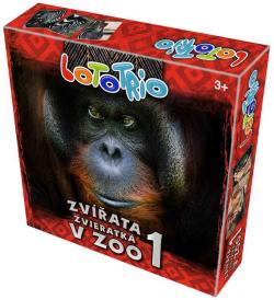 Efko HRA Lototrio Zvířata v ZOO 1 dětské vzdělávací hry