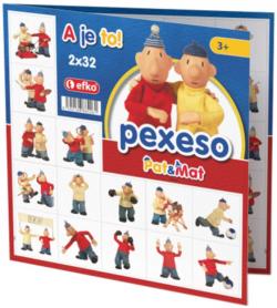 Efko HRA Pexeso Pat a Mat 32 dvojic (společenská hra) Efko HRA Pexeso Pat a Mat 32 dvojic (společenská hra)